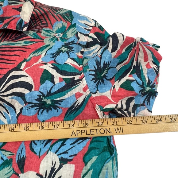 C&C California 100% Tropical Floral Men's Shirt Size M - Picture 4 of 9